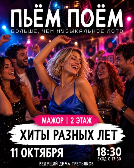 Пьём Поём | 11 октября |  Хиты разных лет