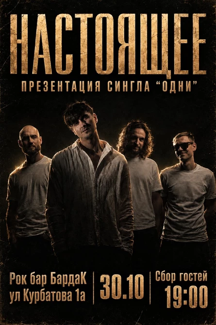 НАСТОЯЩЕЕ Презентация сингла "ОДНИ"