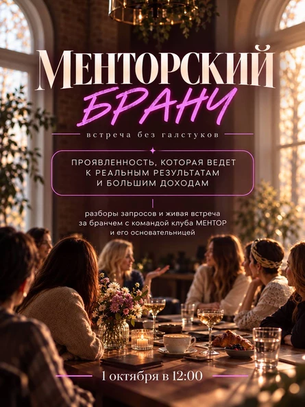 Бранч с МЕНТОРОМ