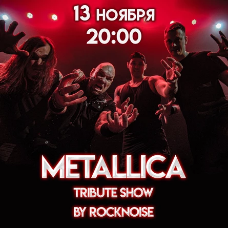 METALLICA / МЕТАЛЛИКА трибьют шоу. Rock  Noise. 13 ноября. Бастион Холл