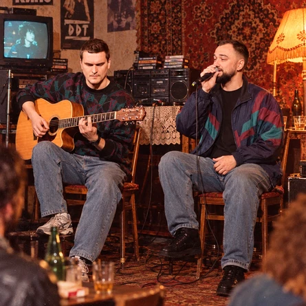 90-е. Акустика от дуэта Вася и Король