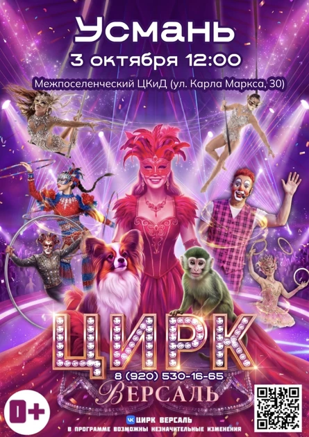 Цирк «Версаль» Усмань