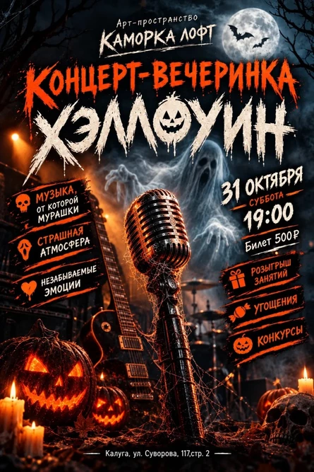 Концерт-вечеринка Хэллоуин