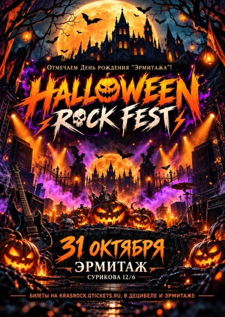 Halloween Rock Fest | 31.10 | Эрмитаж