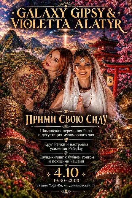 Шаманская церемония Рапэ и круг Рэйки