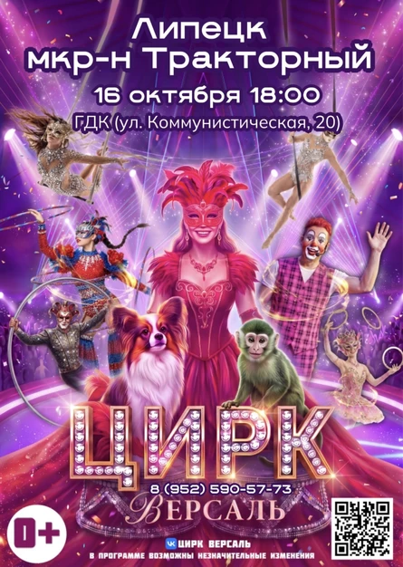 Цирк "Версаль" Липецк, мкр-н Тракторный