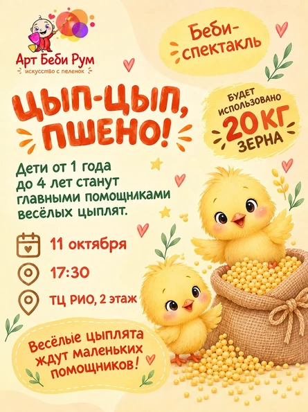 Цып-цып, пшено!
