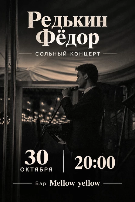 Редькин Фёдор. Сольный концерт