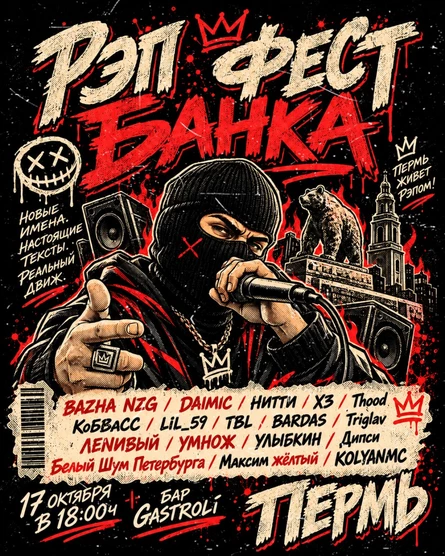 Рэп Фест БАНКА Пермь