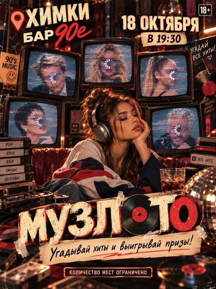 Музыкальное Лото в Баре 90е