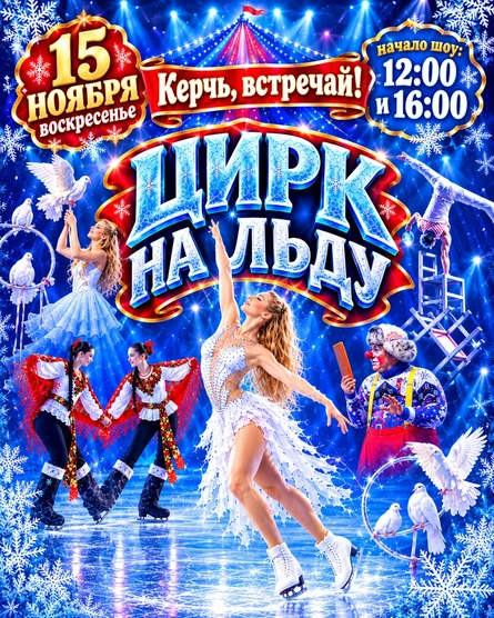Цирк на льду "СНЕЖНОЕ ШОУ" в Керчи!