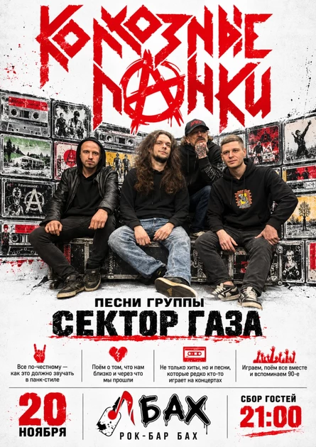 КОЛХОЗНЫЕ ПАНКИ | 20.11 | песни СЕКТОРА ГАЗА
