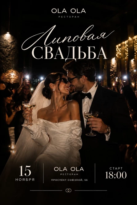 Липовая свадьба  15 ноября  18:00