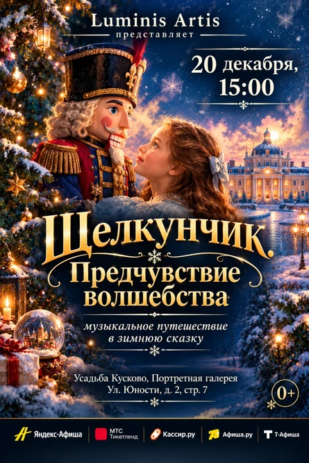 Щелкунчик. Предчувствие волшебства. Музыкальное путешествие в зимнюю сказку в Кусково