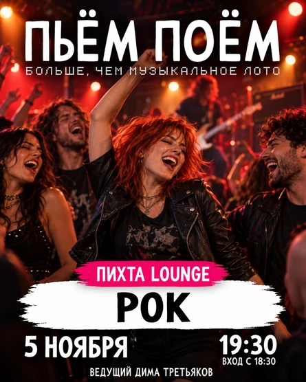 Пьём Поём | 5 ноября | Рок