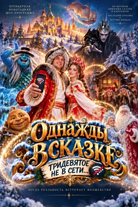 Новогоднее Семейное Шоу "Однажды в Сказке: Тридевятое не в сети..."(0+)