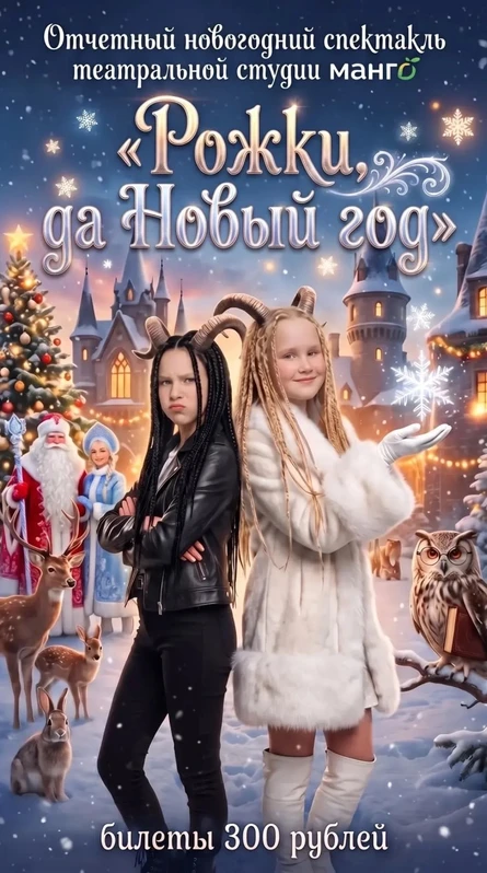 Отчетный спектакль "Рожки, да Новый год!"