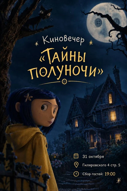 Киновечер «Тайны полуночи»