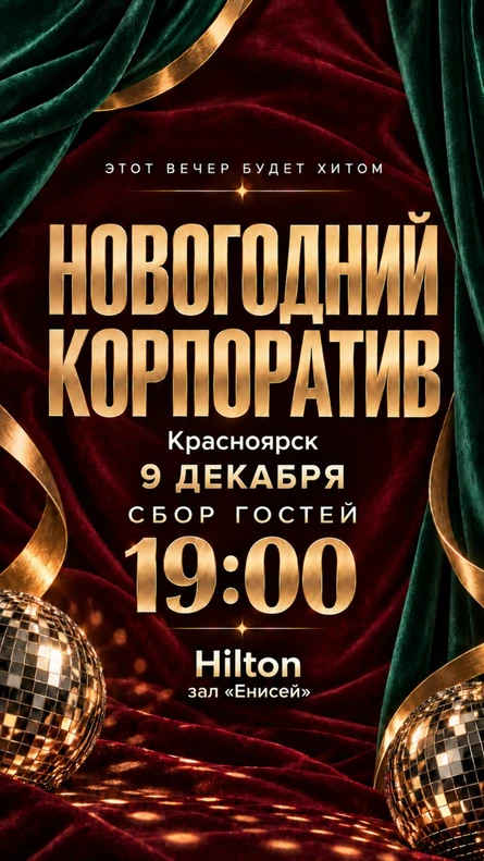 Новогодний корпоратив с Добромирой