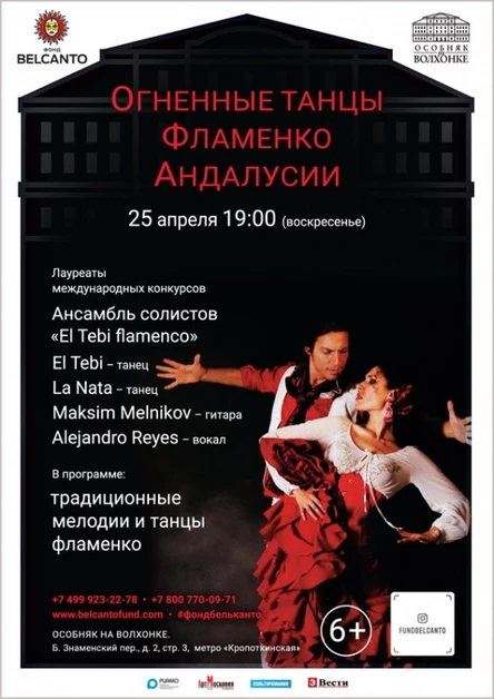 «Огненные танцы фламенко Андалусии»