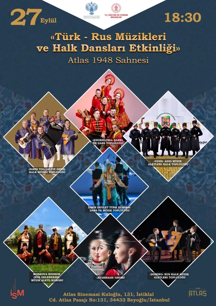 Концерт "Фольклор народов России и Турции"/''Türk-Rus Müzikleri ve Halk Dansları Etkinliği''