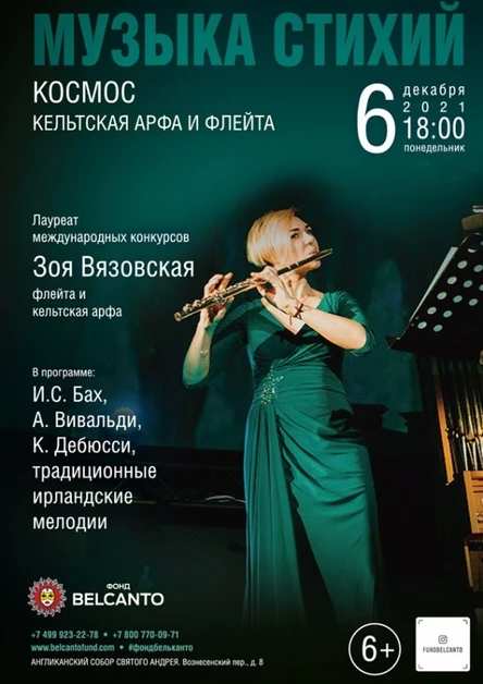 Проект «Музыка стихий. Космос». «Кельтская арфа и флейта»